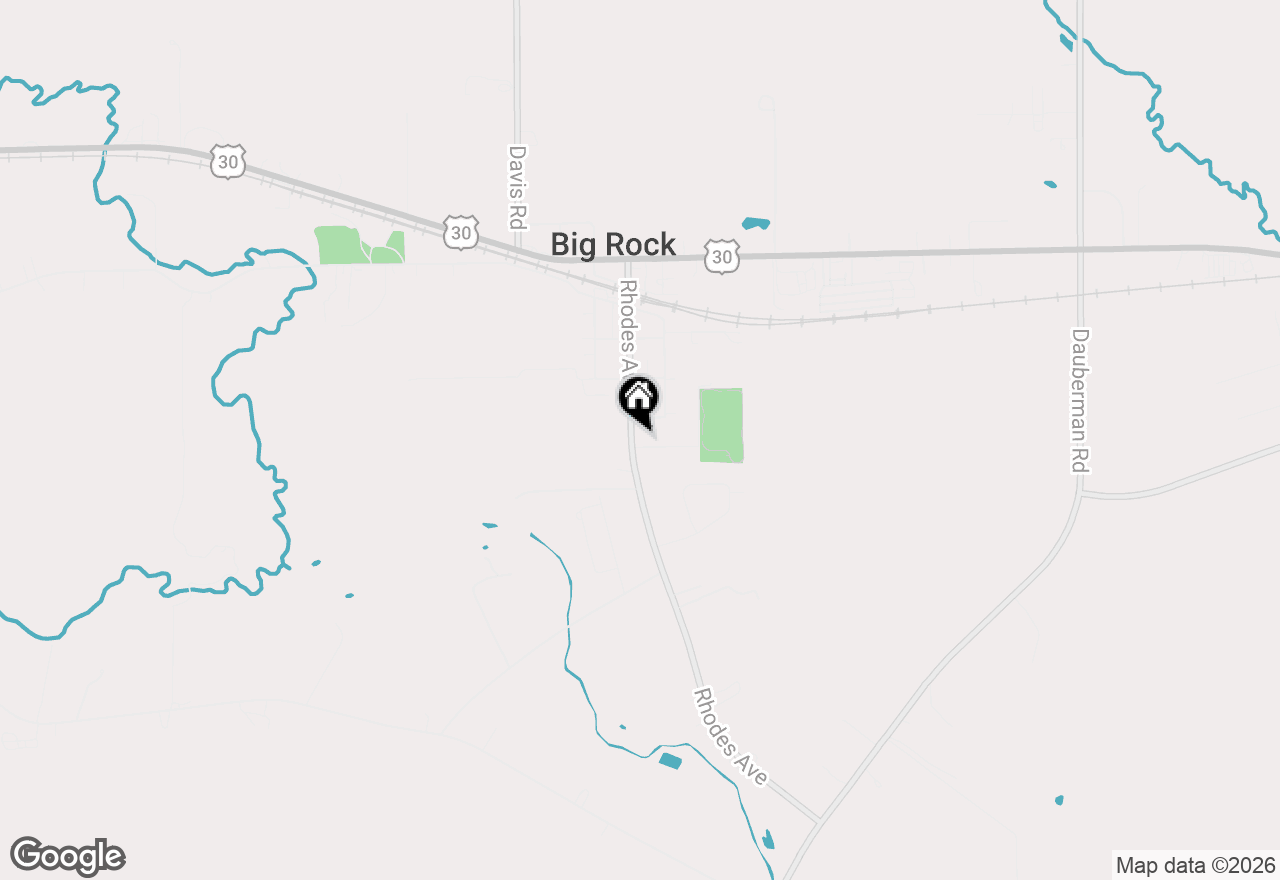 Map of 47W911 6th Street, Big Rock, IL 60511