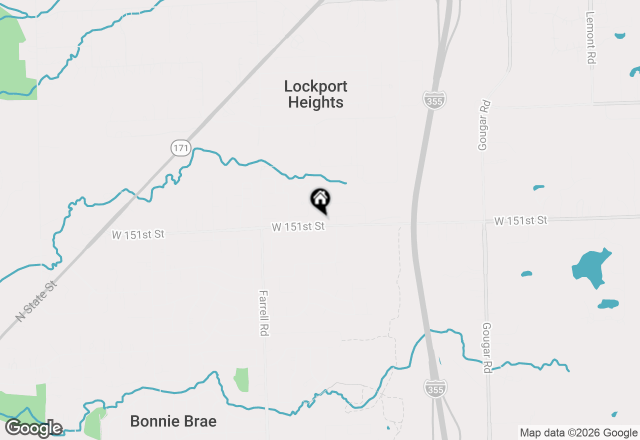 Map of 14849 S Hillside Drive #14849, Lockport, IL 60441