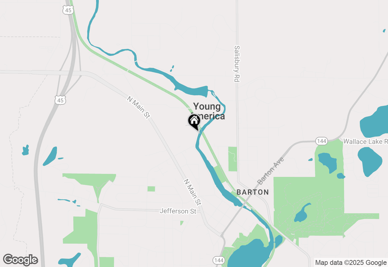 Map of 7107 River Dr N, West Bend, WI 53090