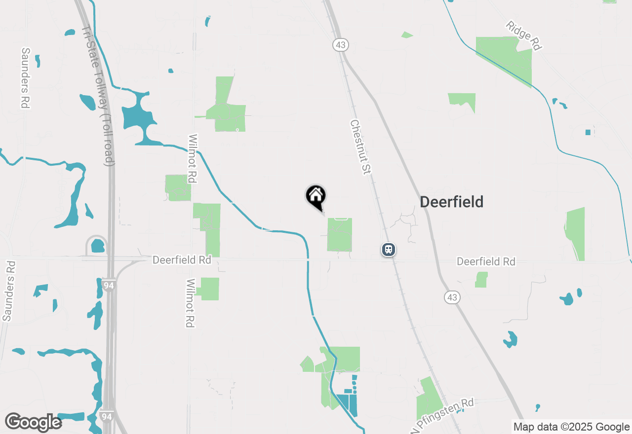 Map of 938 Woodward Avenue, Deerfield, IL 60015