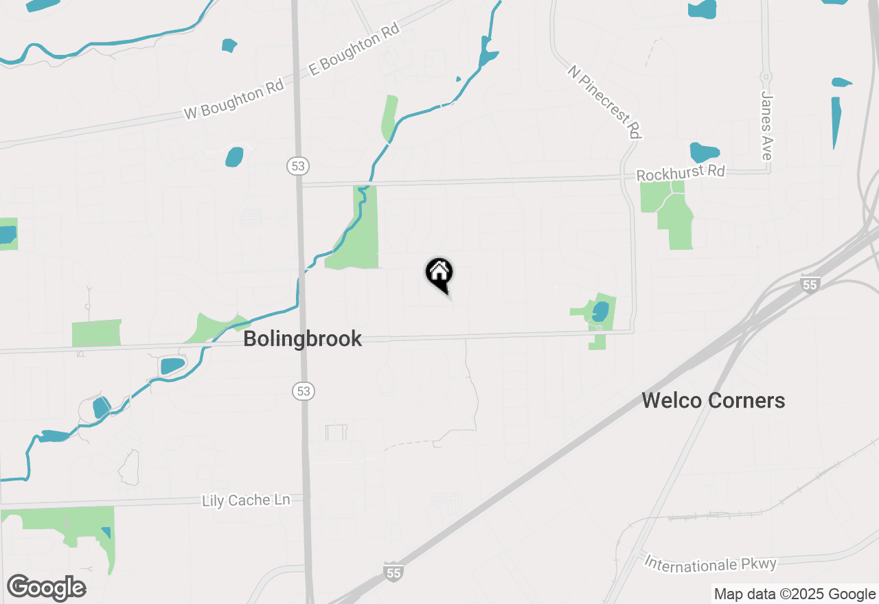 Map of 228 Riverside Drive, Bolingbrook, IL 60440