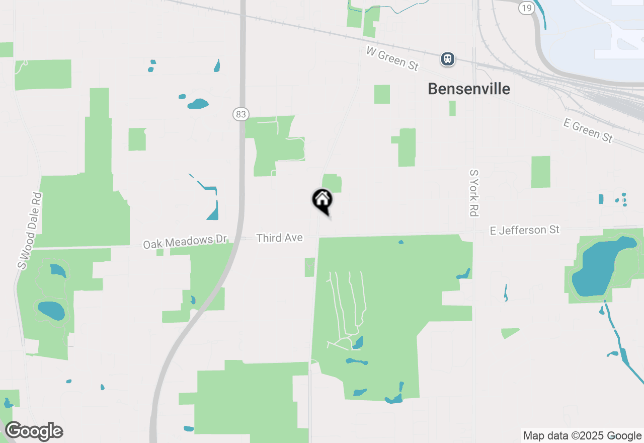 Map of 439 S Church Road, Bensenville, IL 60106