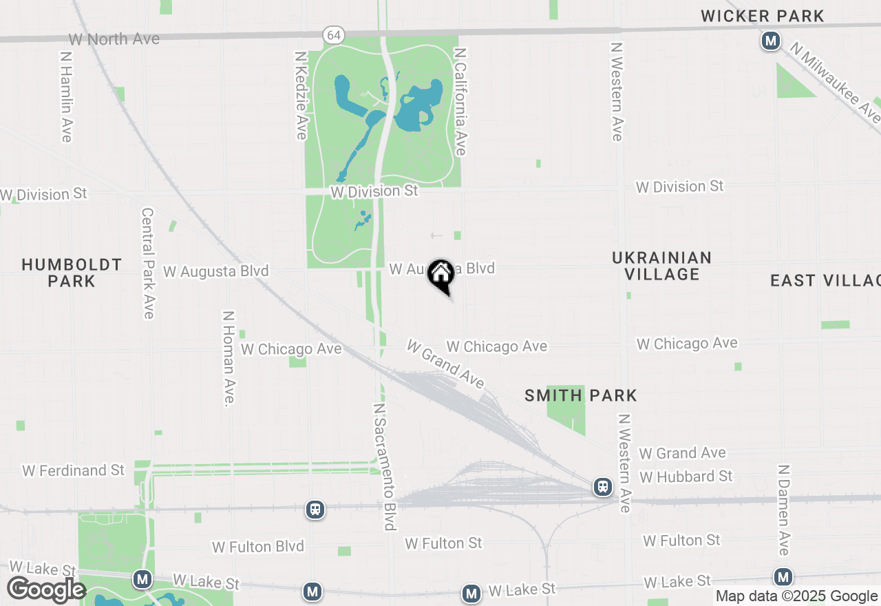 Map of 868 N Mozart Street, Chicago, IL 60622