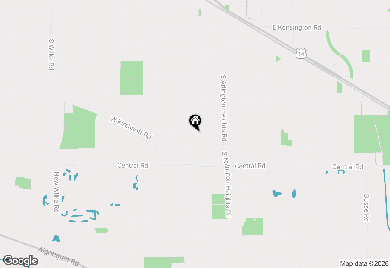 Map of 808 S Vail Avenue, Arlington Heights, IL 60005