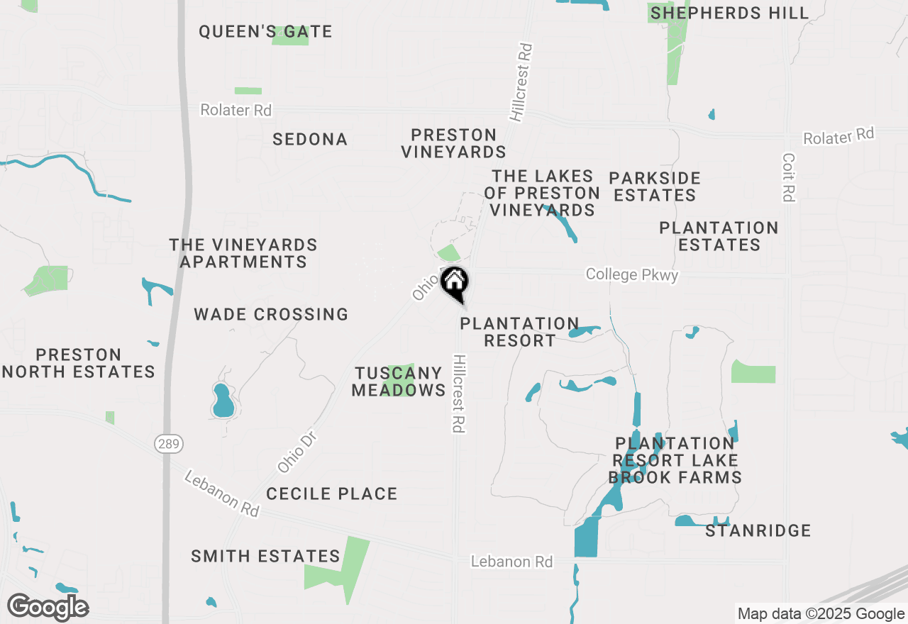 Map of 6248 Rainbow Valley Place, Frisco, TX 75035