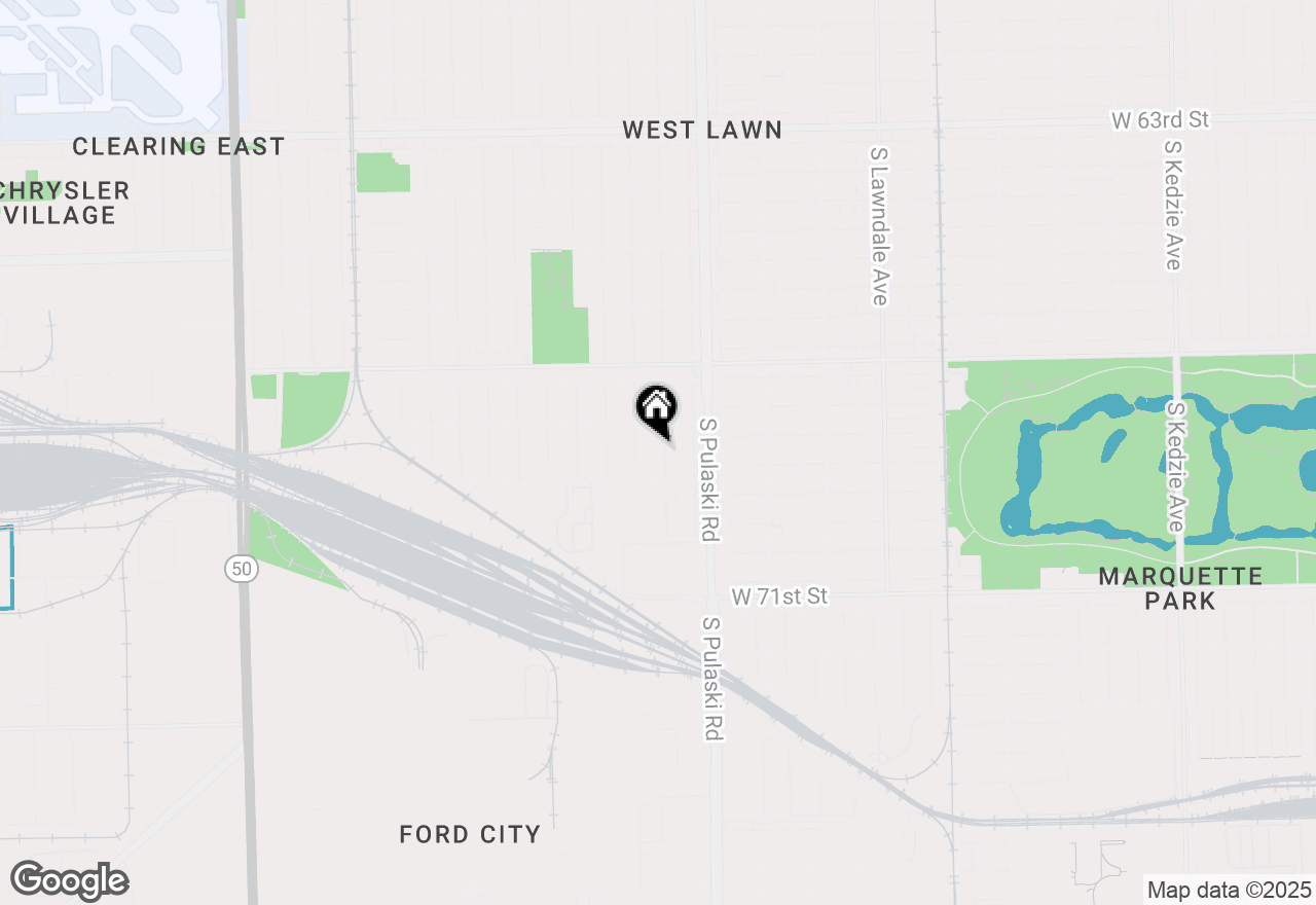 Map of 6829 S Karlov Avenue, Chicago, IL 60629