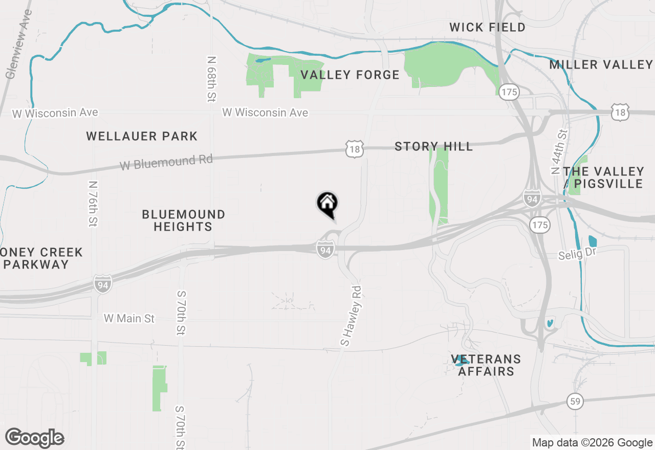 Map of 117 N 60th St #125, Milwaukee, WI 53213