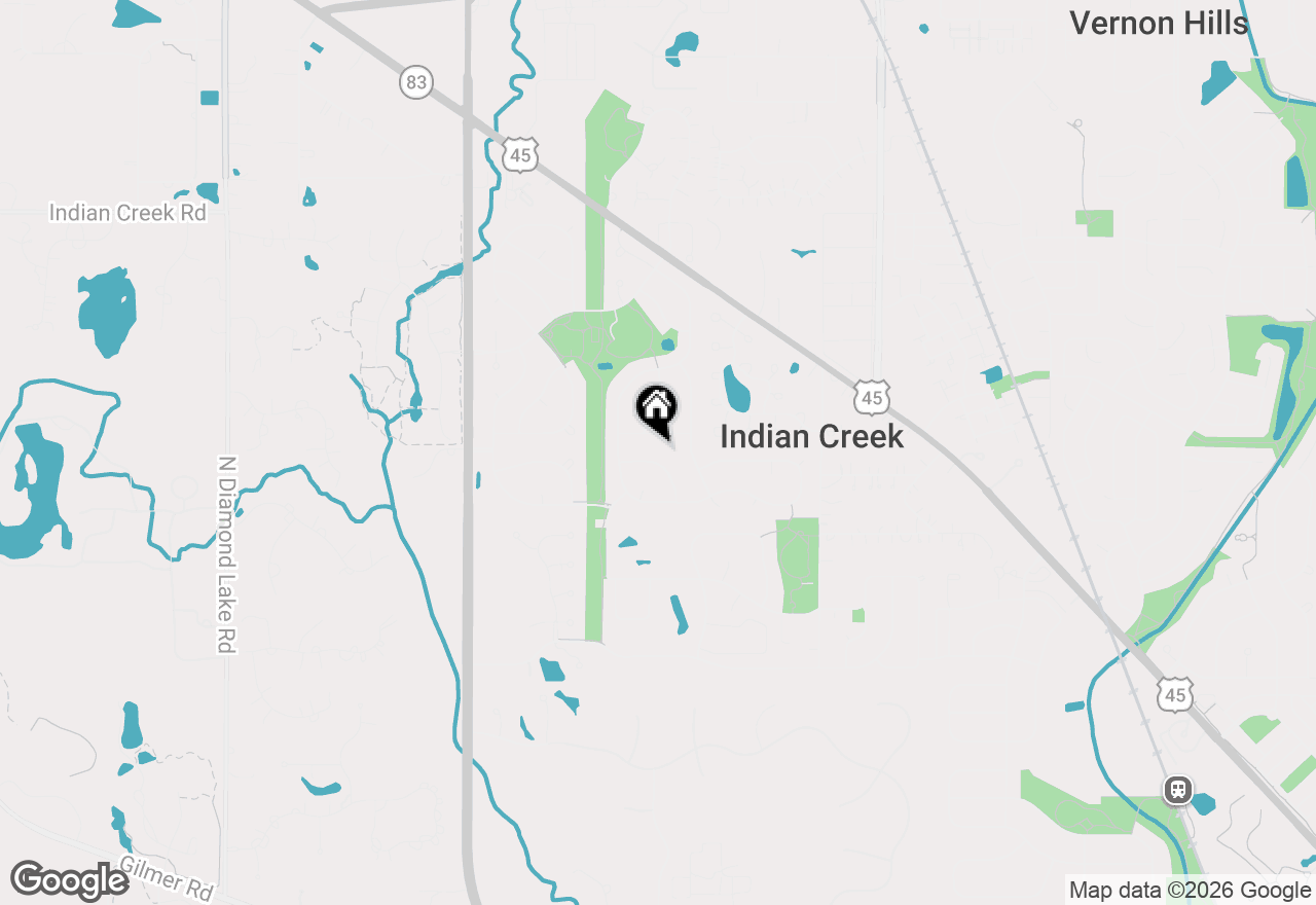 Map of 886 Saugatuck Trail, Vernon Hills, IL 60061