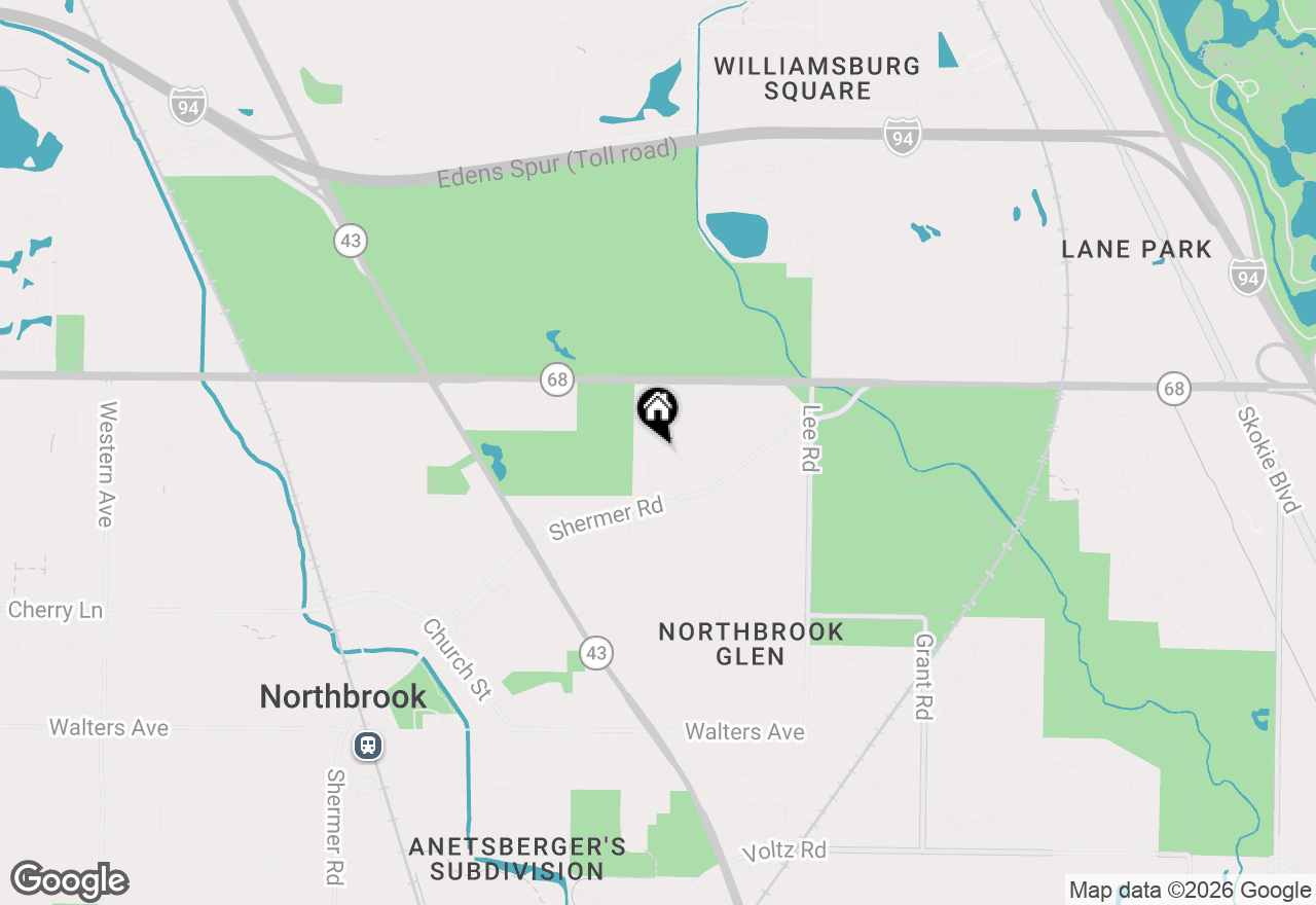Map of 21 Timber Lane, Northbrook, IL 60062
