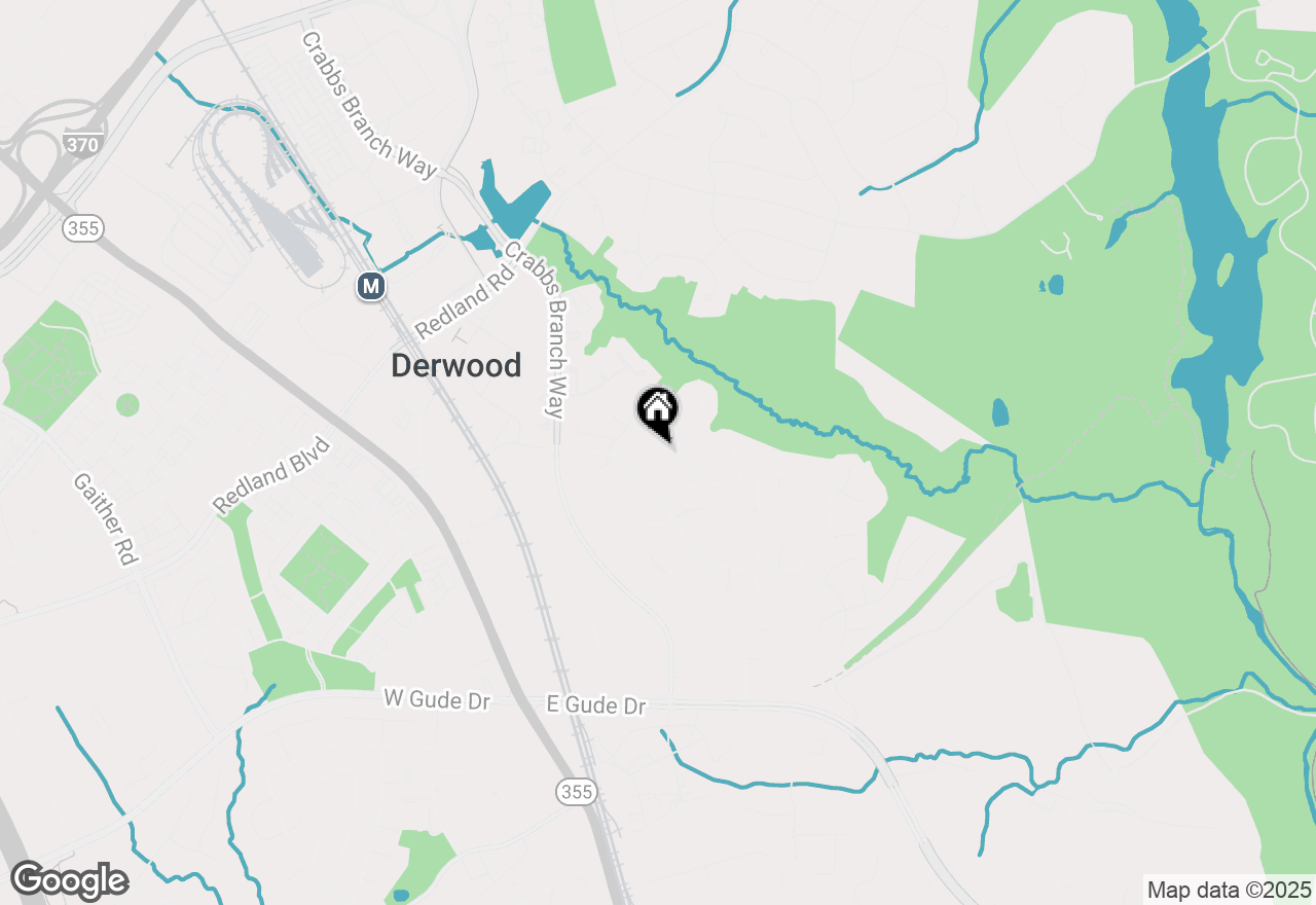 Map of 15840 Buena Vista, Rockville, MD 20855