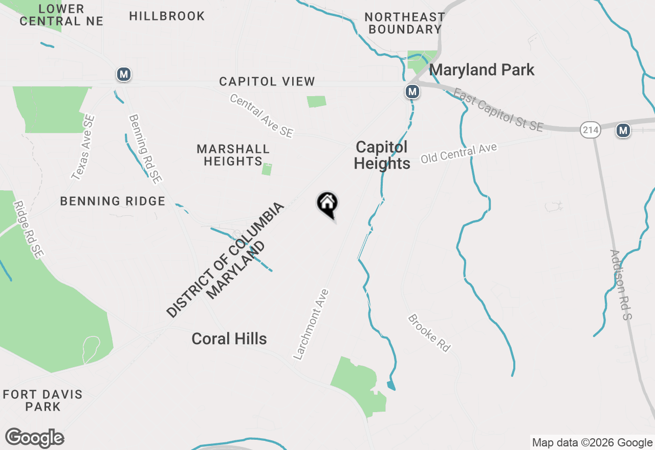 Map of 616 Drum Avenue, Capitol Heights, MD 20743