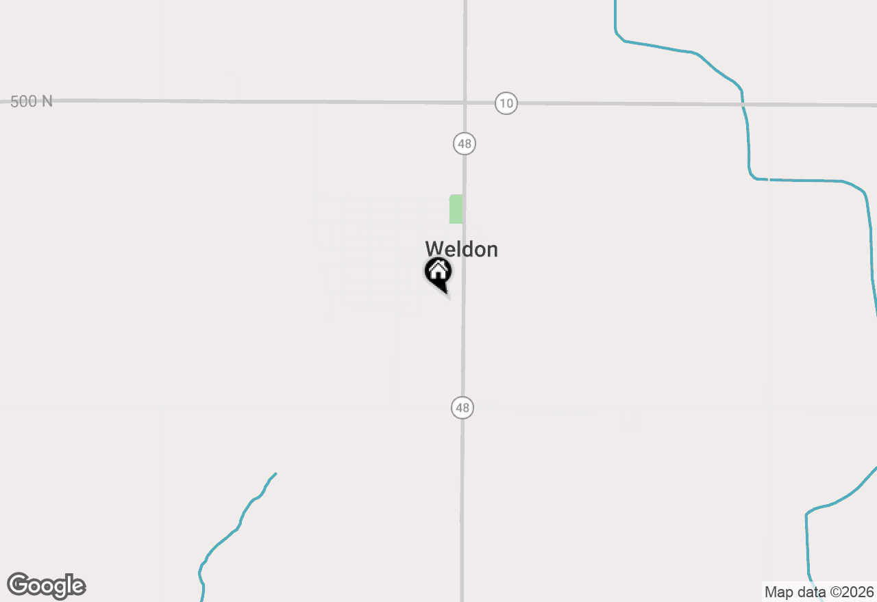 Map of 215 Grove Street, Weldon, IL 61882