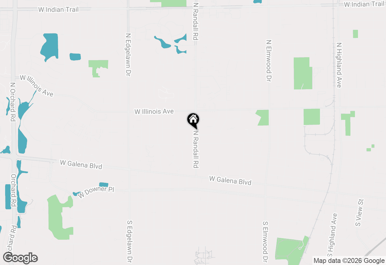 Map of 532 N Randall Road, Aurora, IL 60506