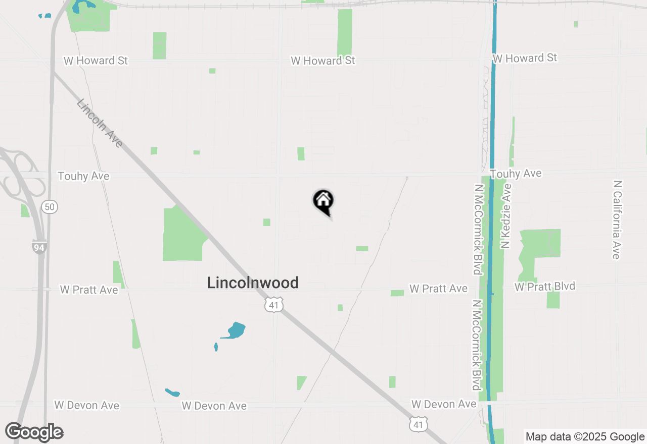 Map of 3819 W Greenleaf Avenue, Lincolnwood, IL 60712