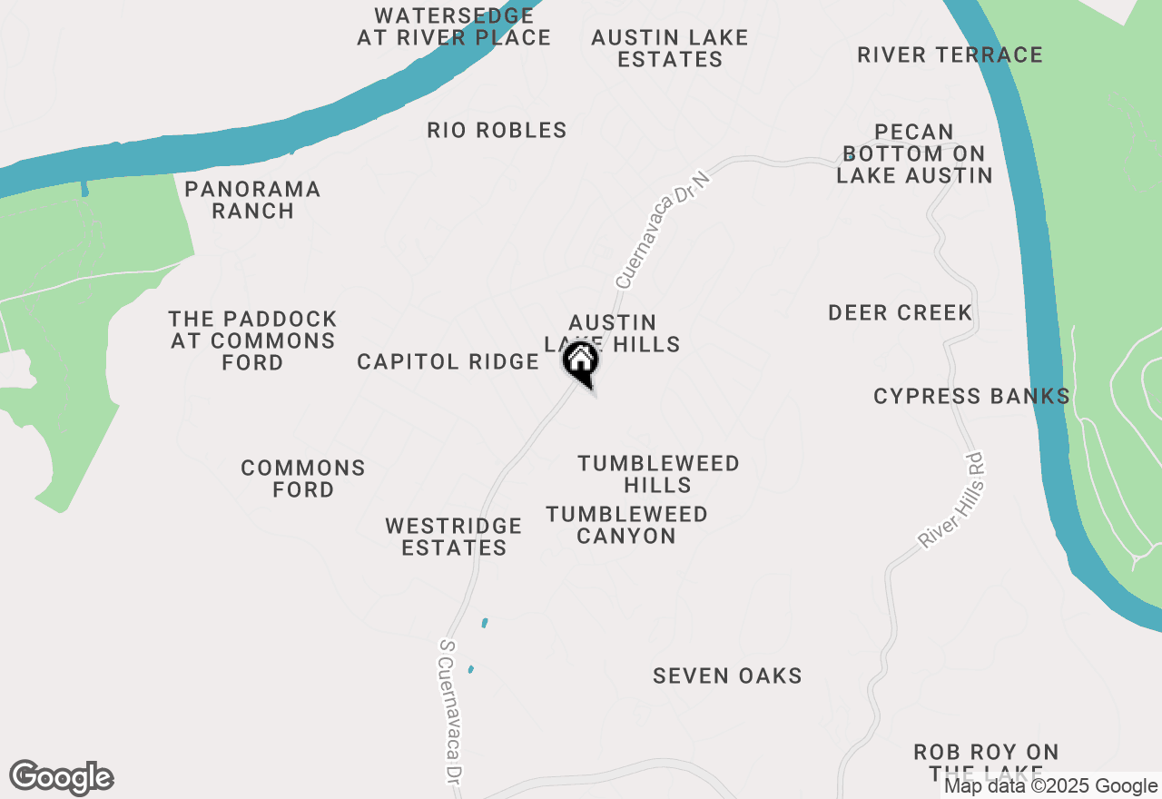 Map of 1003 Canyon Edge Dr #B, Austin, TX 78733