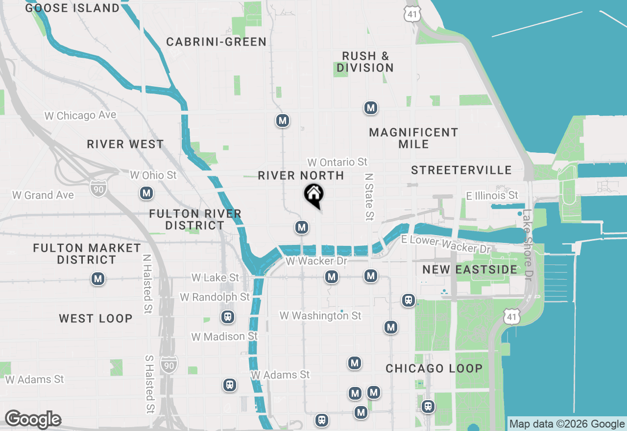 Map of 400 N Lasalle Drive #3912, Chicago, IL 60654