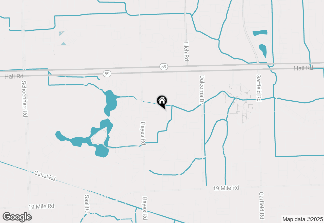 Map of 15402 Cornell Drive #99, Clinton Township, MI 48038