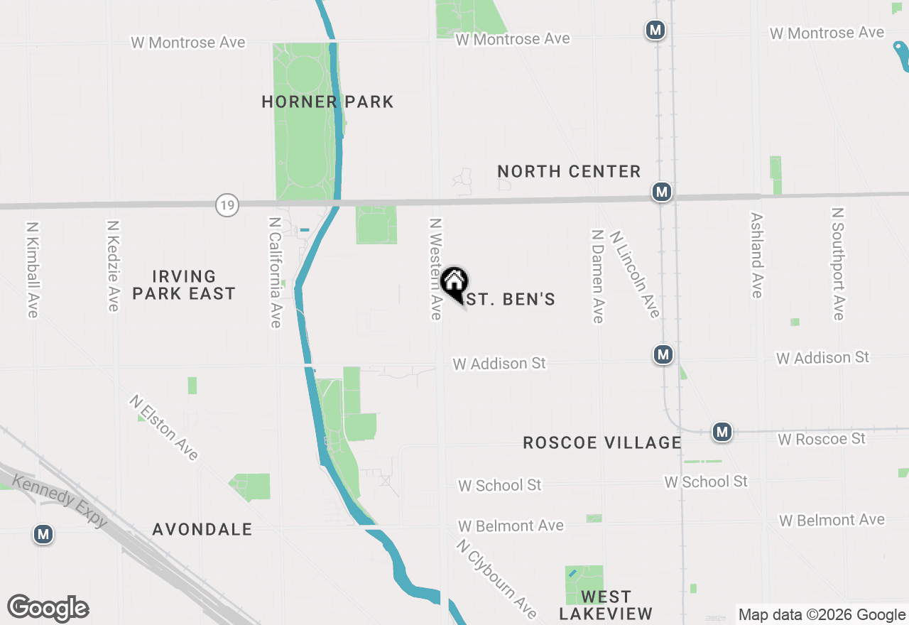 Map of 3714 N Claremont Avenue, Chicago, IL 60618