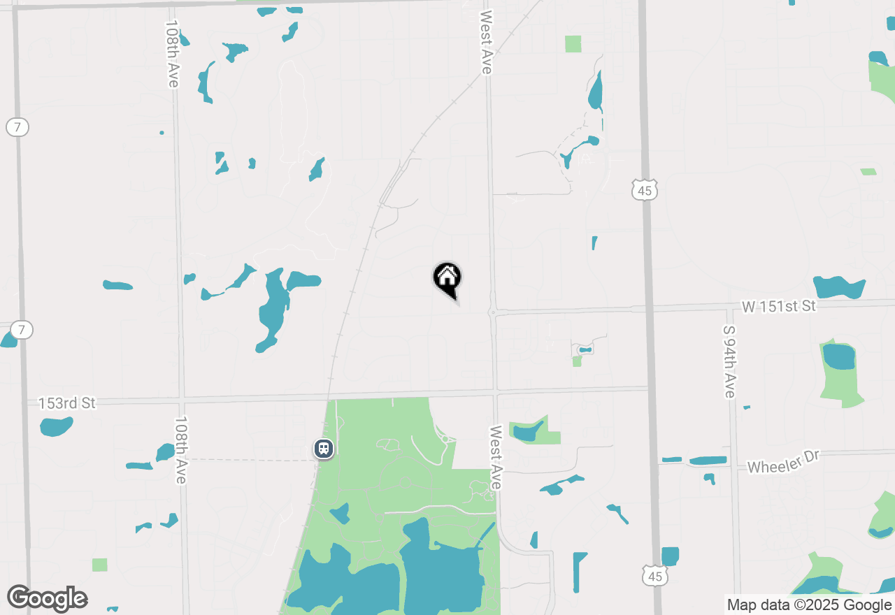 Map of 15060 S Hale Drive, Orland Park, IL 60462