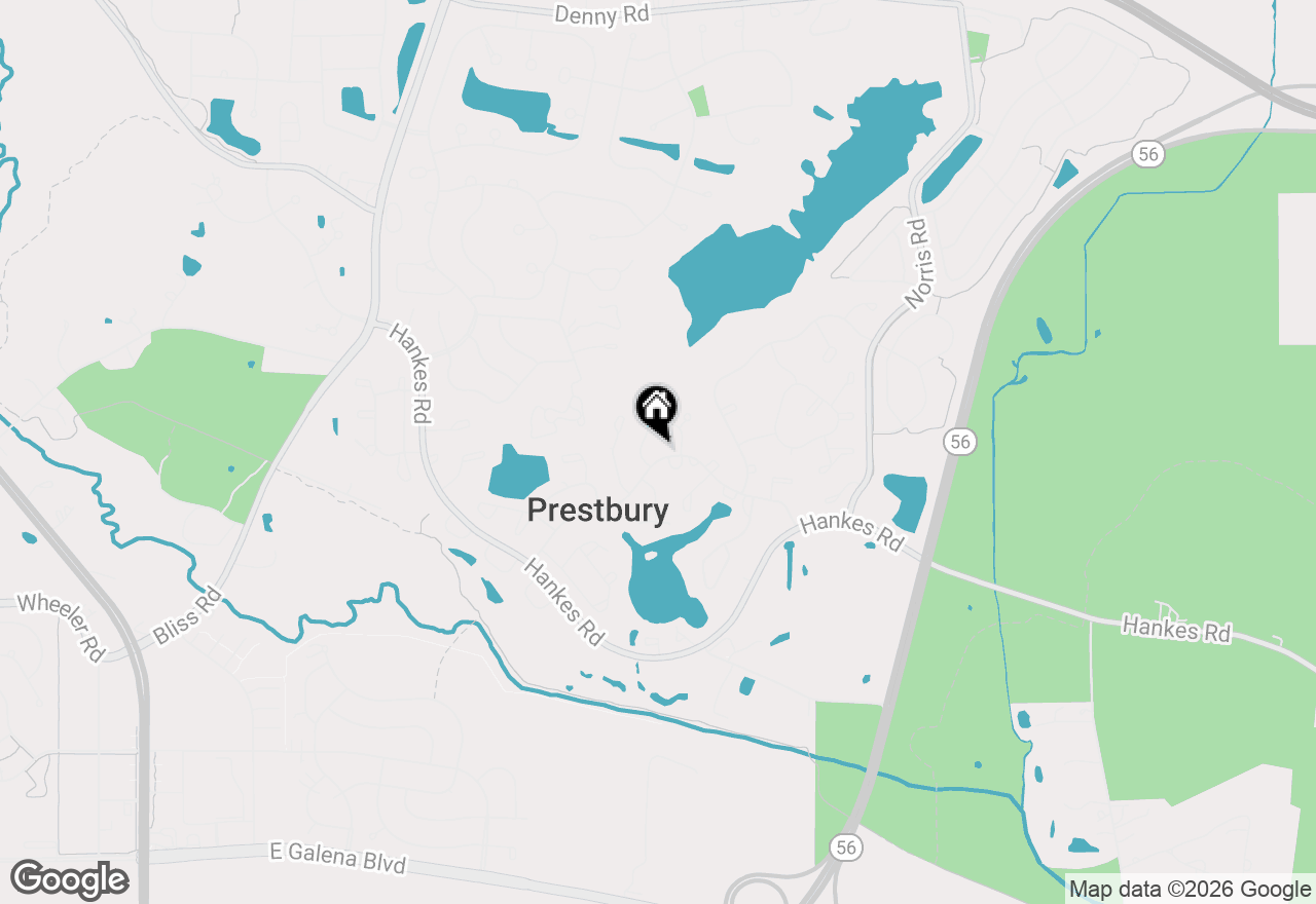 Map of 36 Winthrop New Road, Sugar Grove, IL 60554