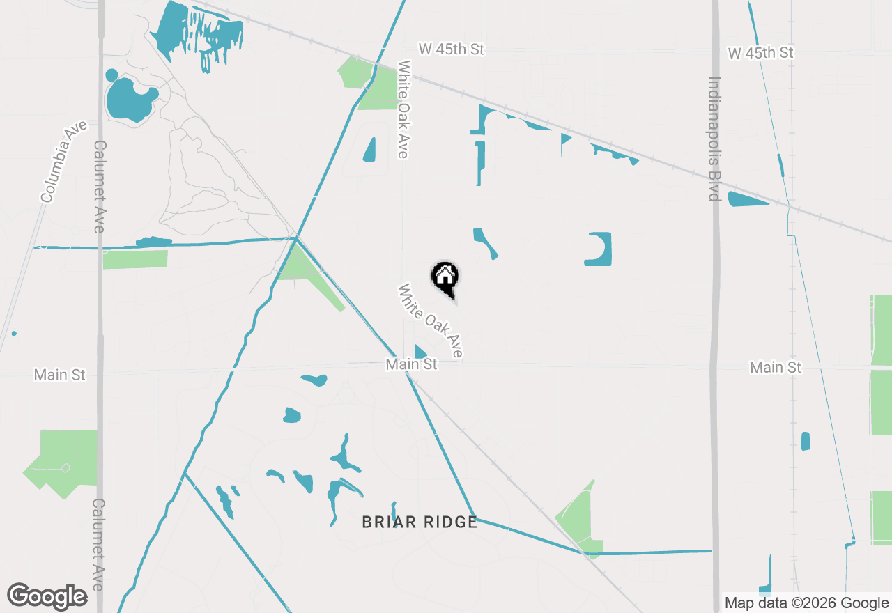 Map of 1617 Cherry Blossom Drive, Munster, IN 46321