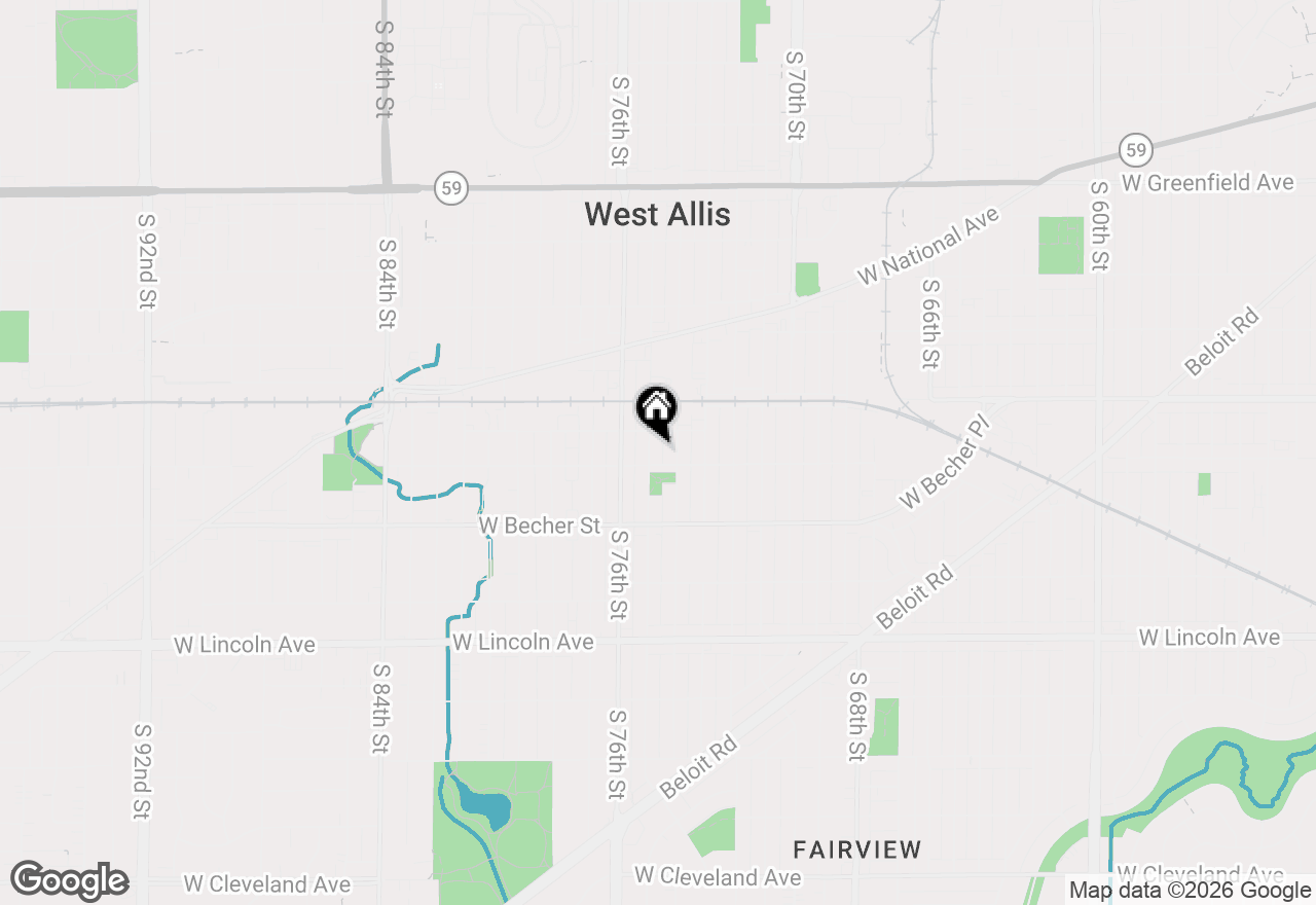 Map of 1970 S 75th St, West Allis, WI 53219