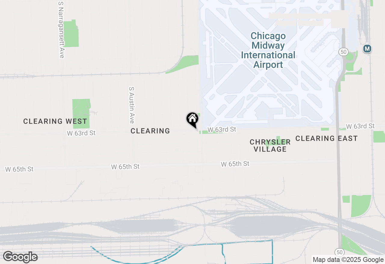 Map of 5633 W 63rd Street, Chicago, IL 60638