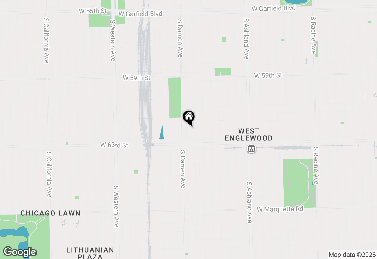 Map of 6206 S Winchester Avenue, Chicago, IL 60636