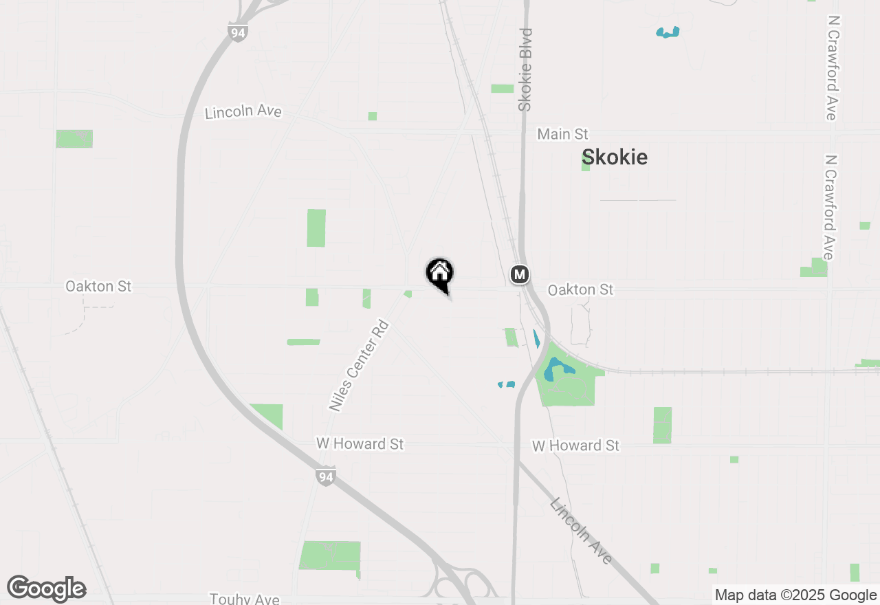 Map of 5000 Louise Street #1, Skokie, IL 60077