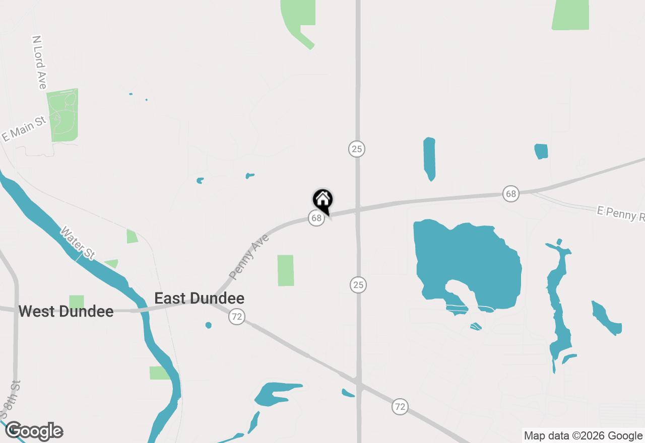 Map of 634 Barrington Avenue, East Dundee, IL 60118