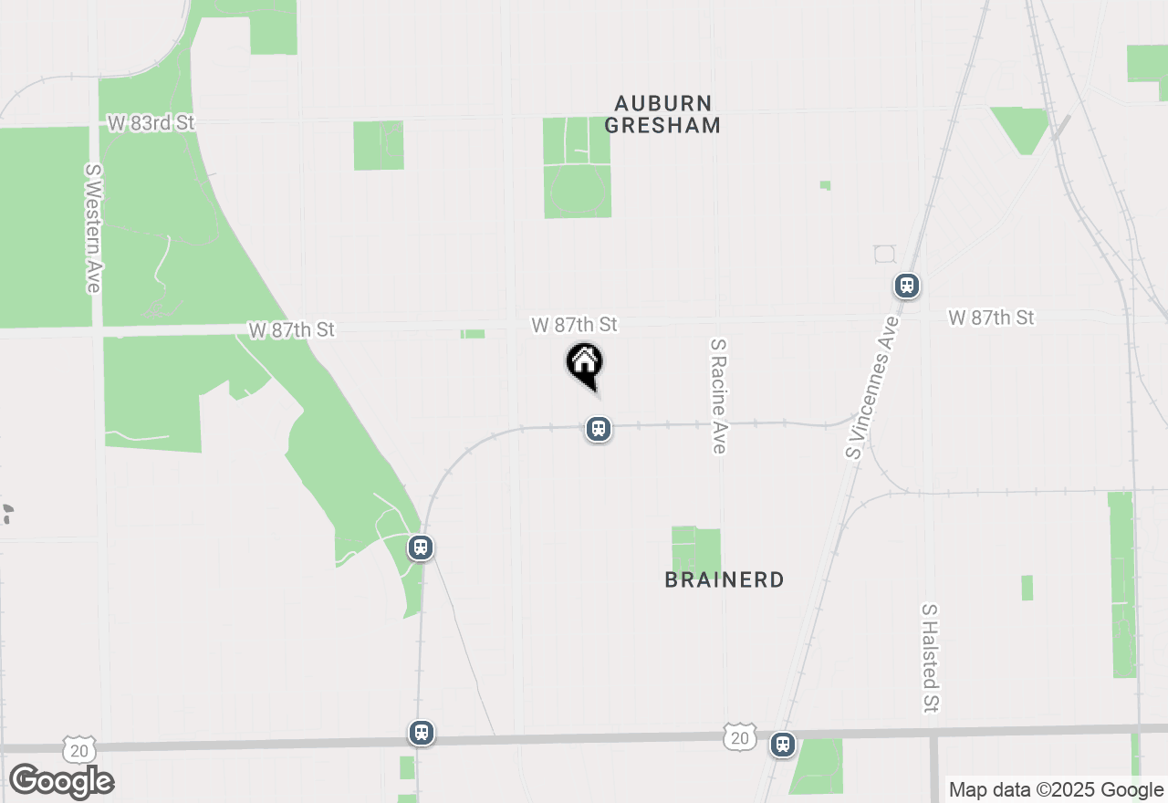 Map of 8830 S Bishop Street, Chicago, IL 60620