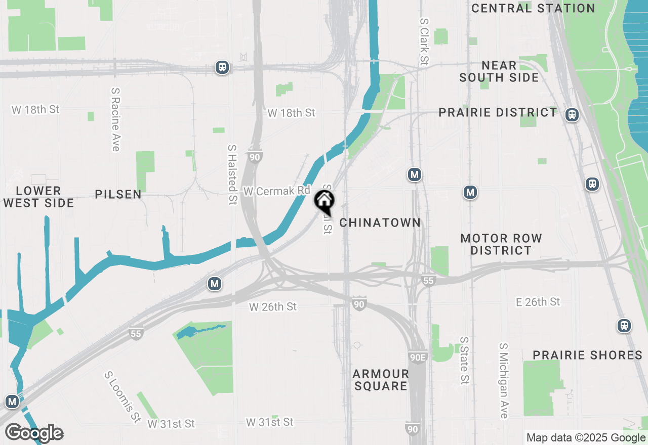 Map of 2310 S Canal Street #401, Chicago, IL 60616