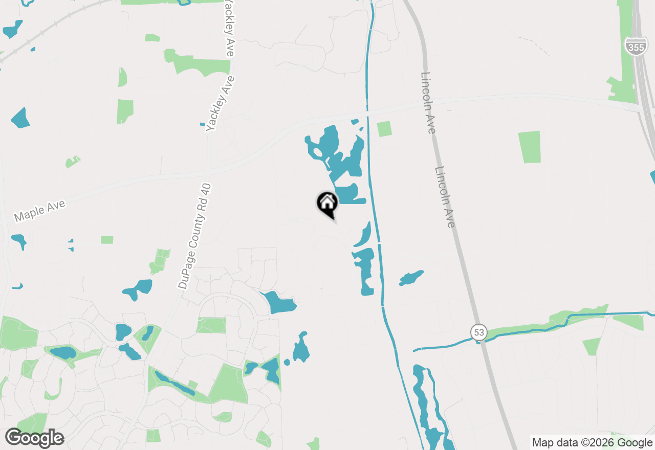 Map of 5805 Oakwood Drive #E, Lisle, IL 60532