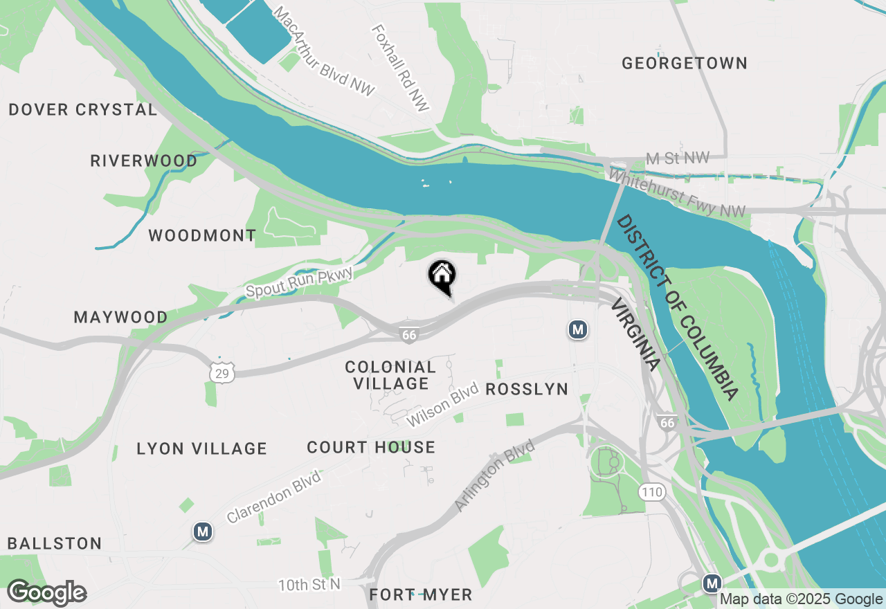 Map of 1810 21st Street N, Arlington, VA 22209