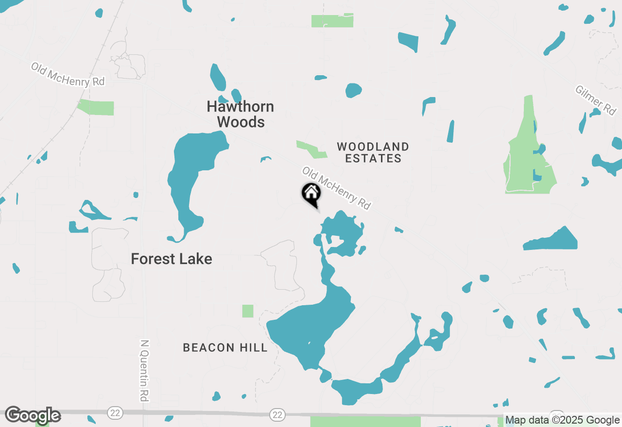 Map of (Address confidential), Kildeer, Illinois 60047