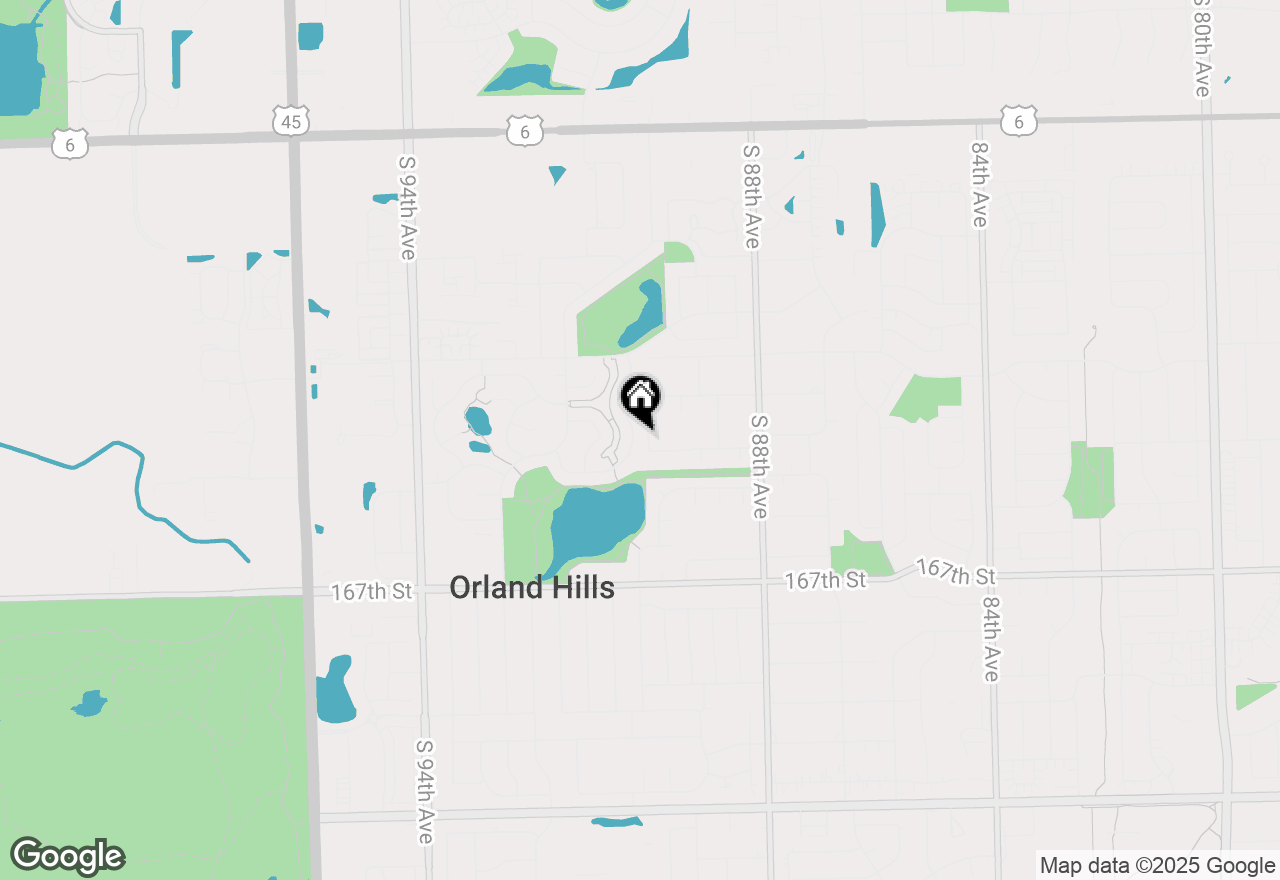 Map of 16425 Pepperwood Trail, Orland Hills, IL 60487