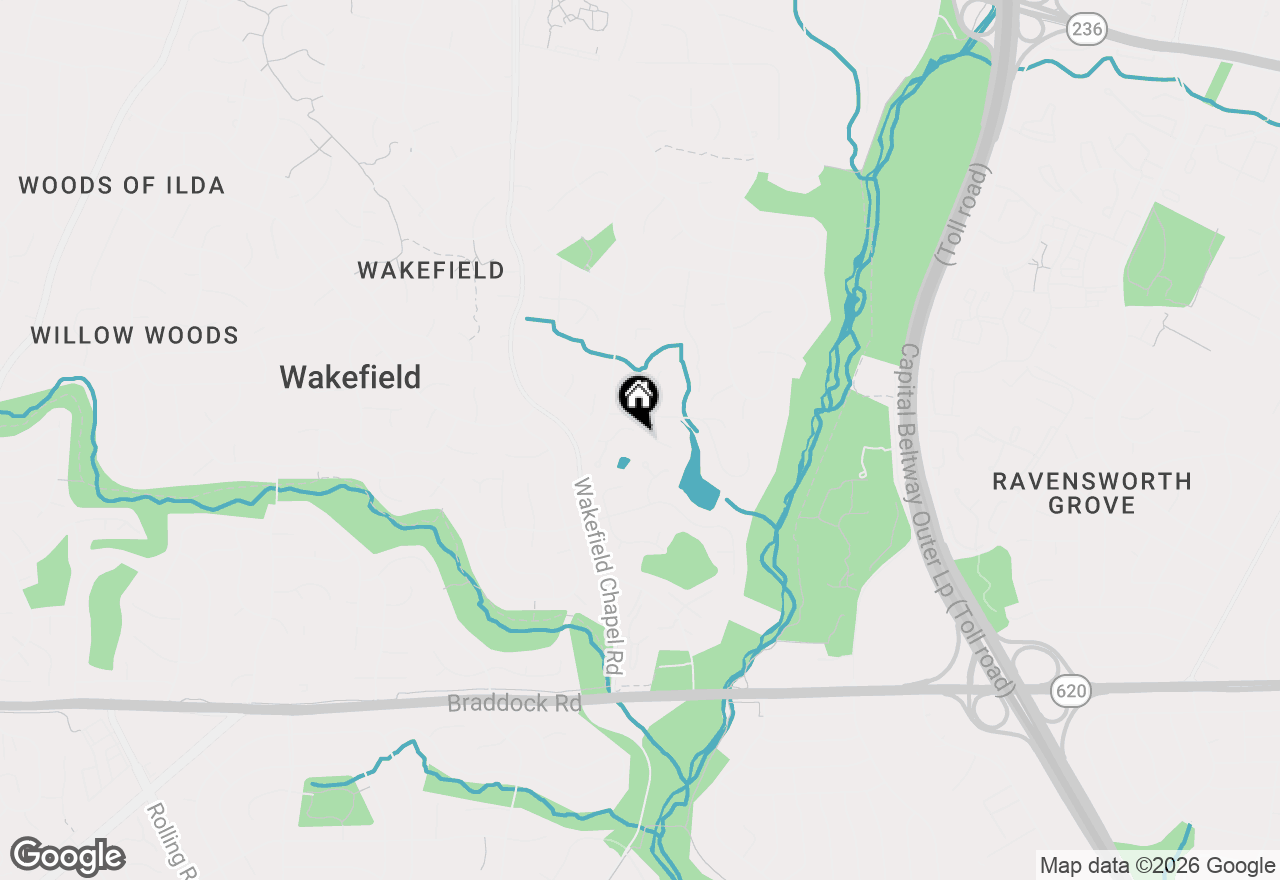 Map of 8311 Chapel Lake Court, Annandale, VA 22003