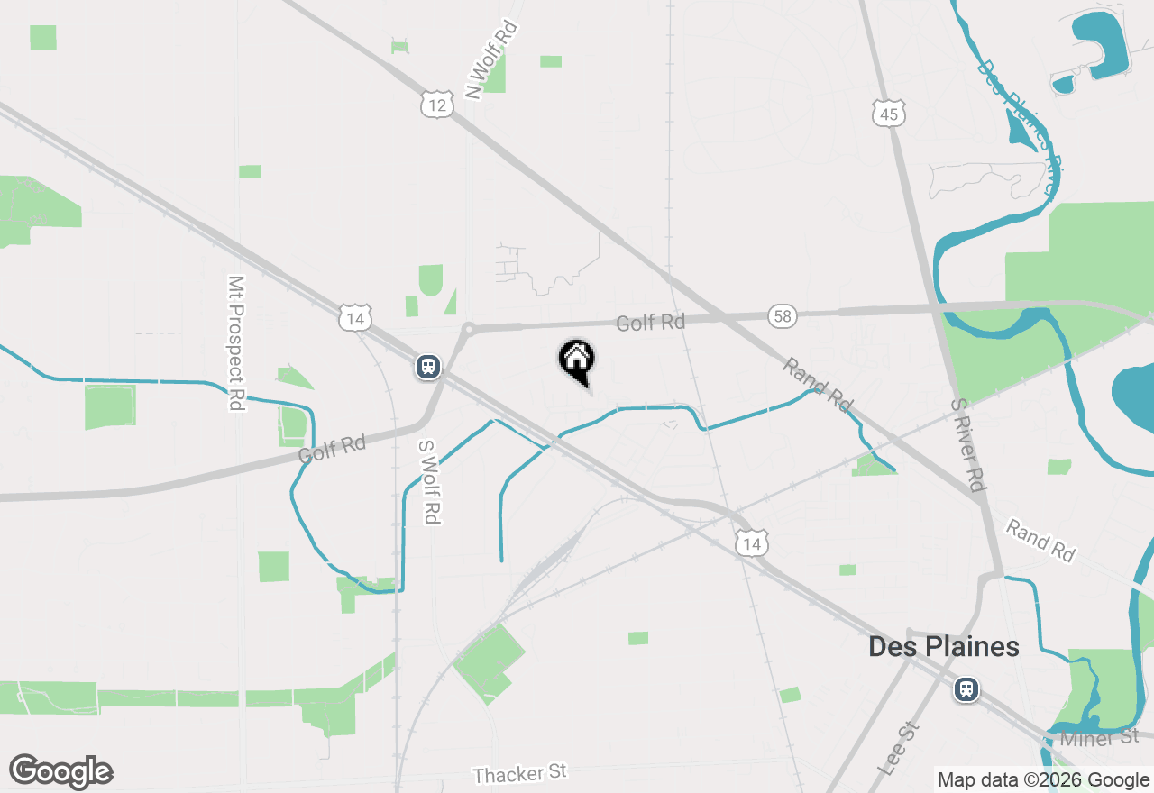 Map of 776 Hanbury Drive, Des Plaines, IL 60016