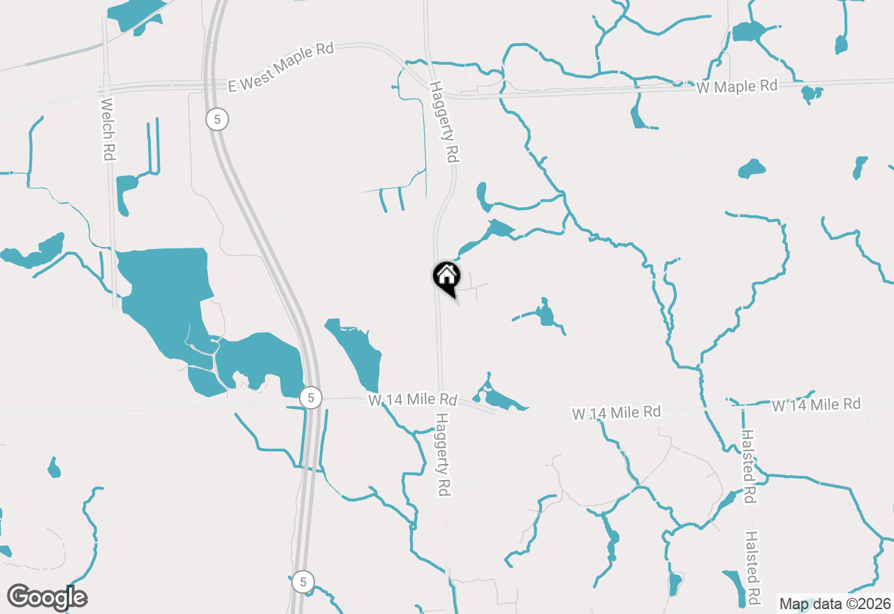 Map of 7981 Woodingham #2, West Bloomfield, MI 48322