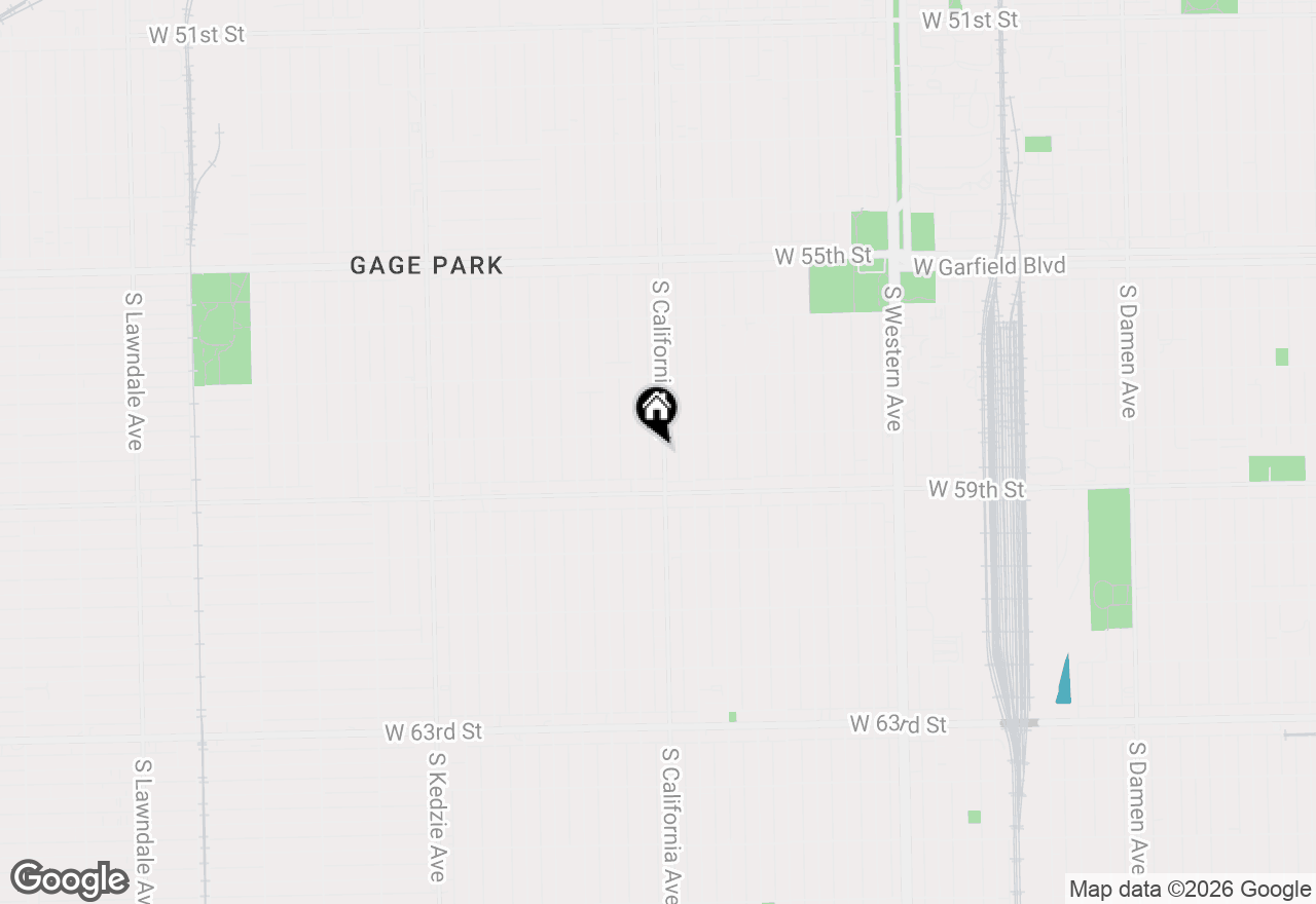 Map of 5816 S California Avenue, Chicago, IL 60629