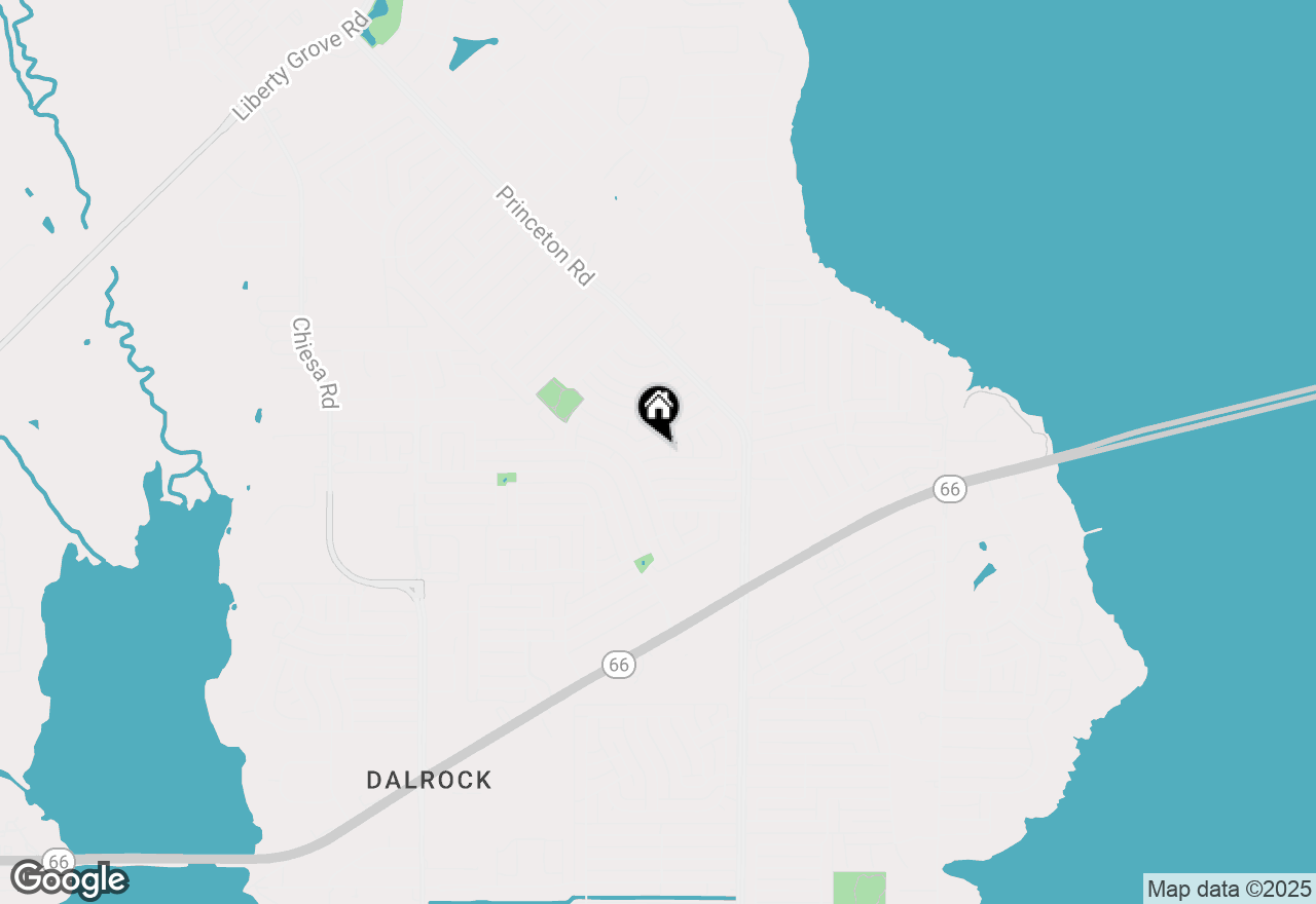 Map of 7314 Kingston Drive, Rowlett, TX 75089