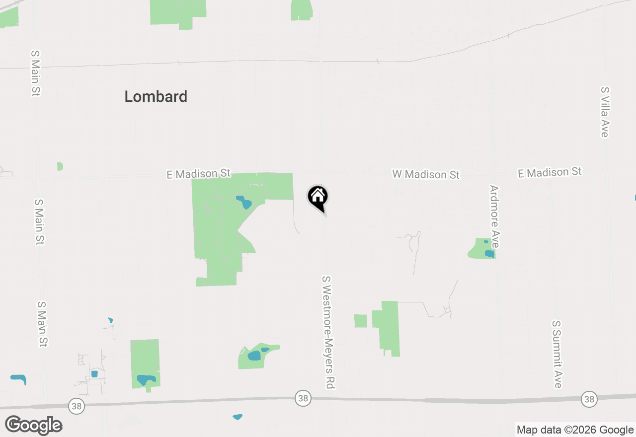 Map of 712 Arthur Drive, Lombard, IL 60148