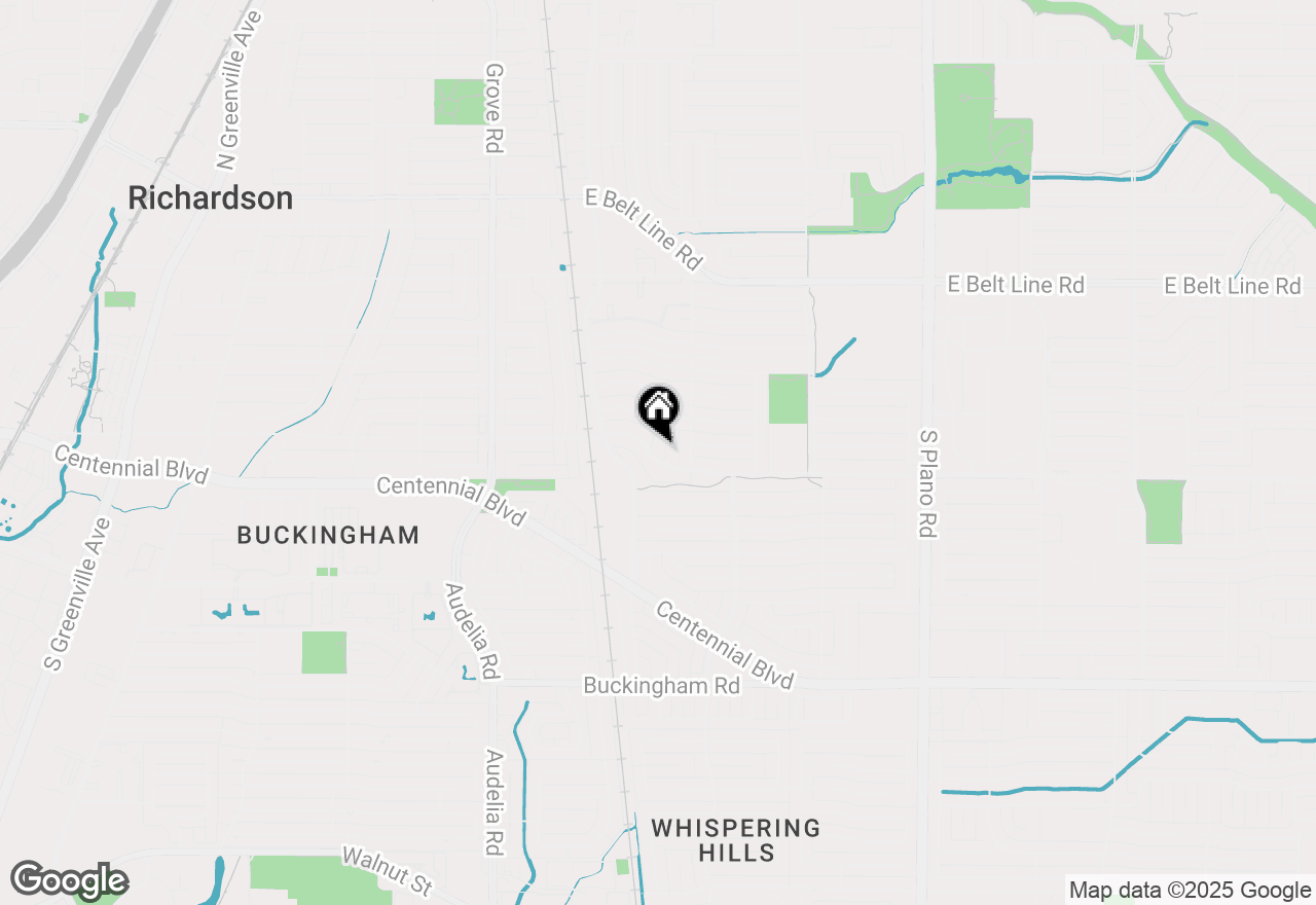 Map of 1 Spring Valley Court, Richardson, TX 75081