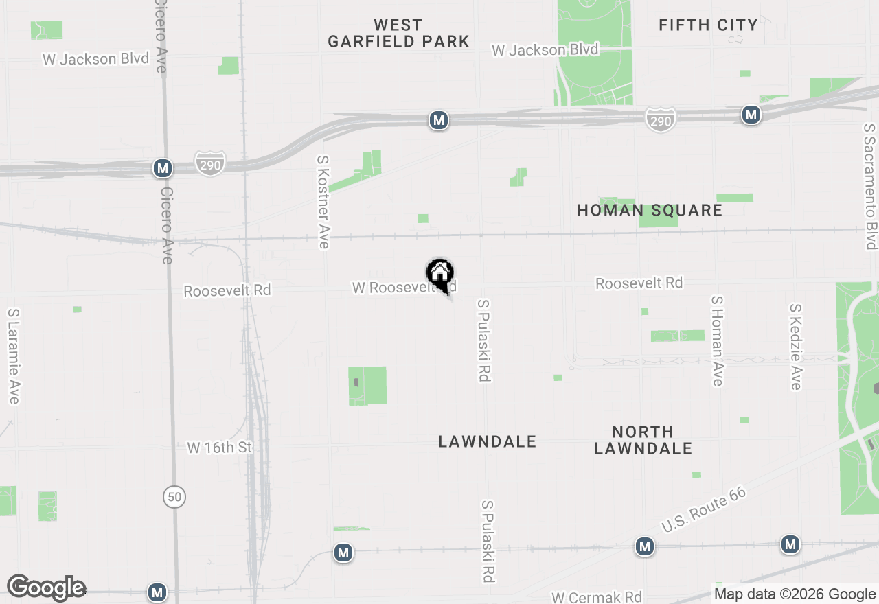 Map of 1222 S Karlov Avenue, Chicago, IL 60623