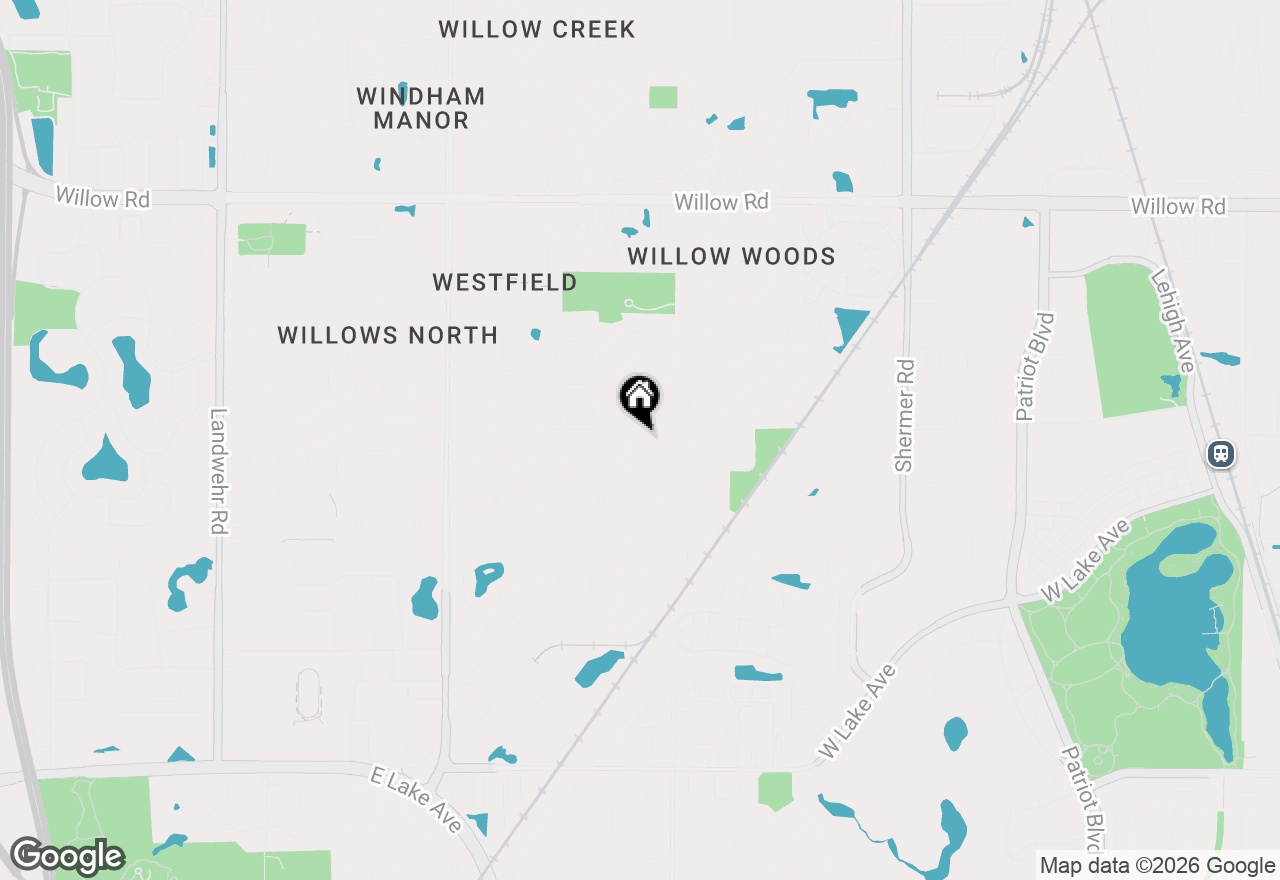 Map of 3331 Maple Leaf Drive, Glenview, IL 60026