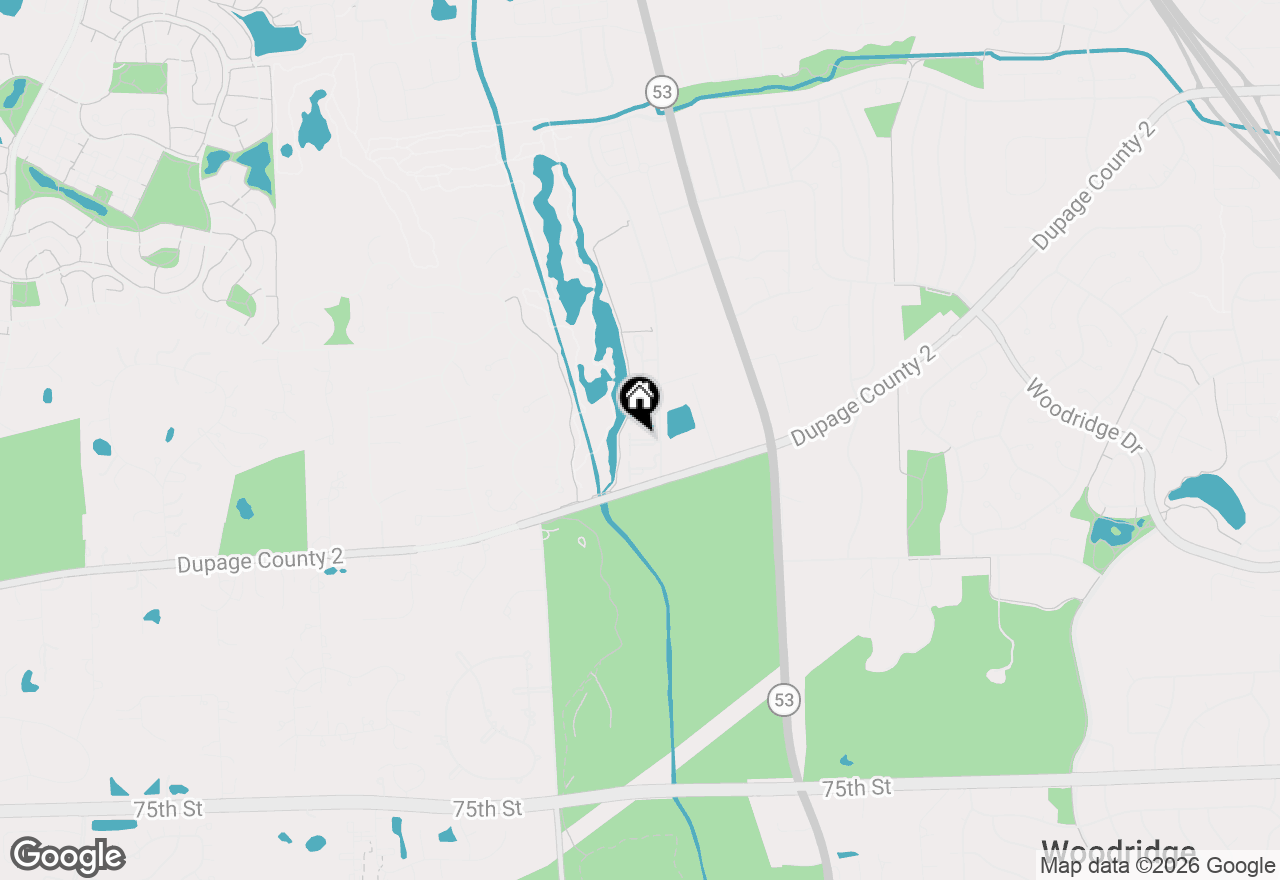 Map of 17 Mashie Court, Woodridge, IL 60517