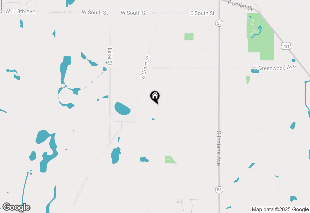 Map of 924 W Crestview Court, Crown Point, IN 46307