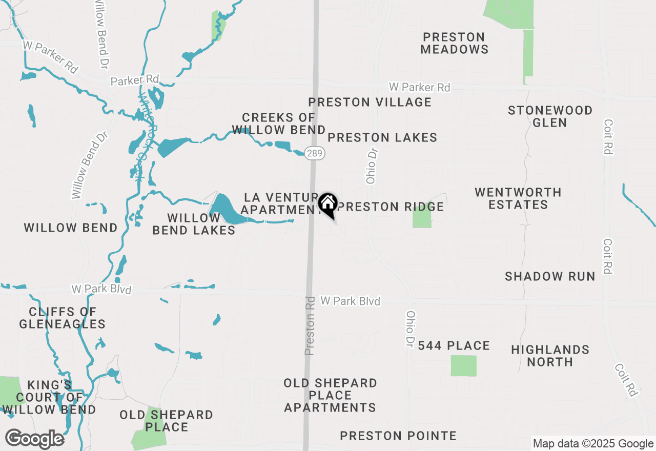 Map of 2524 Preston Road #601, Plano, TX 75093