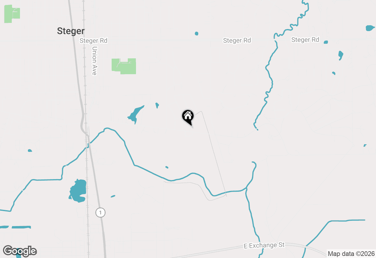 Map of 93 W Richton Road, Crete, IL 60417