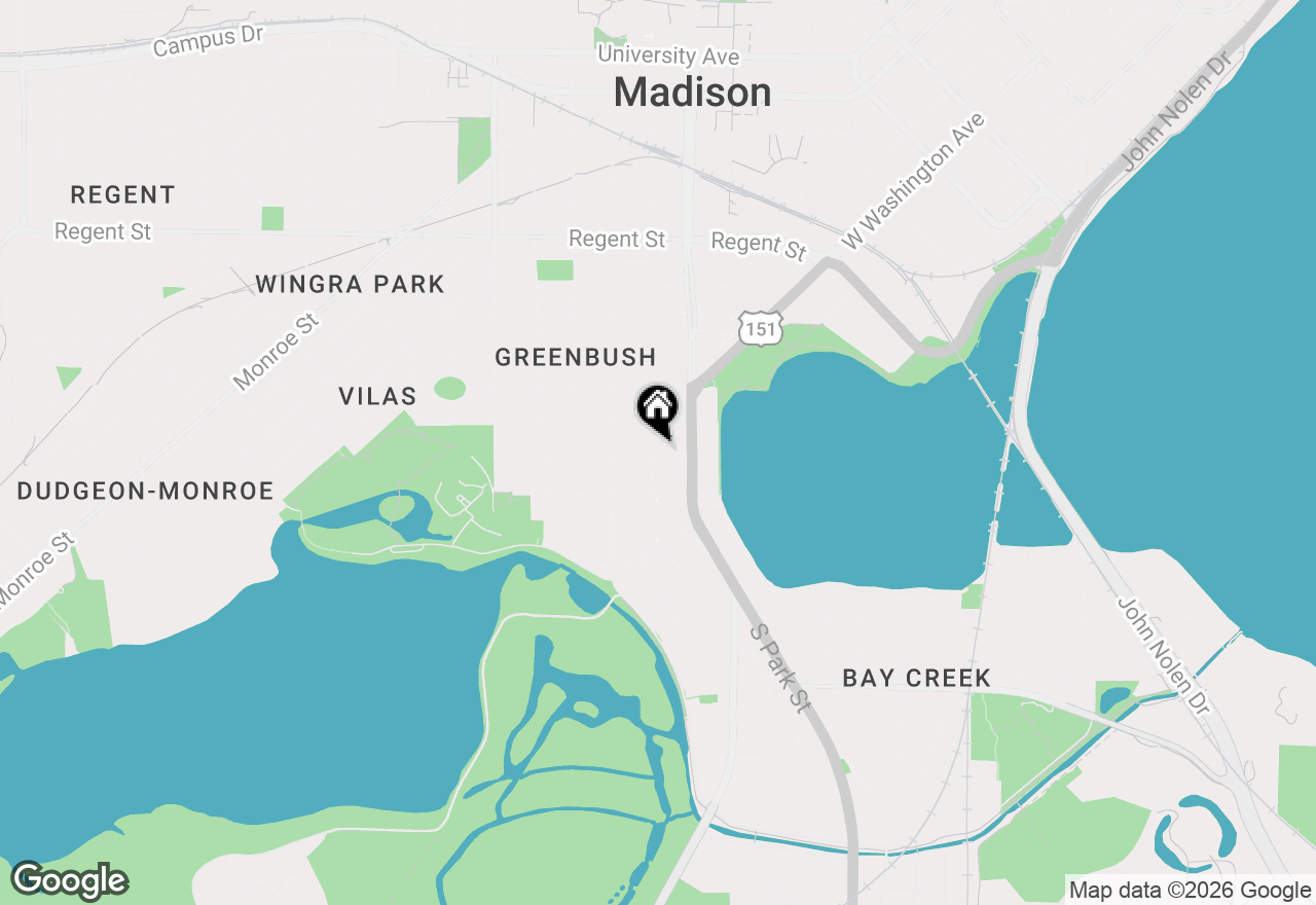 Map of 930 Emerald Street #2A, Madison, WI 53715